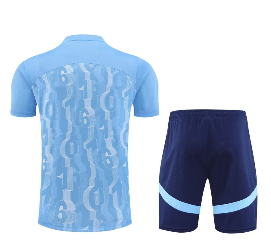 Conjunto camisola e calções Manchester City época 2024 2025 equipamento principal
