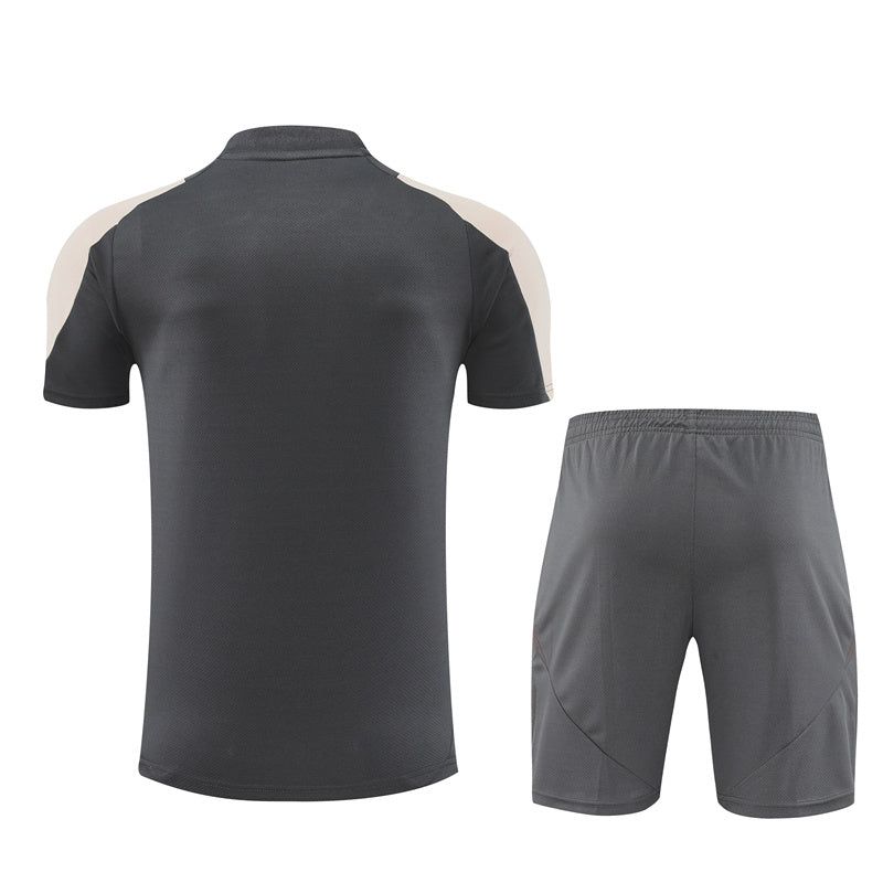 ensemble-maillot-et-short-real-madrid-saison-2024-2025-tenue-officielle Conjunto camisola e calção Real Madrid época 2024 2025 equipamento oficial