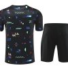 Conjunto Portugal 2024 2025 camisola e calção de futebol principal vermelho e verde