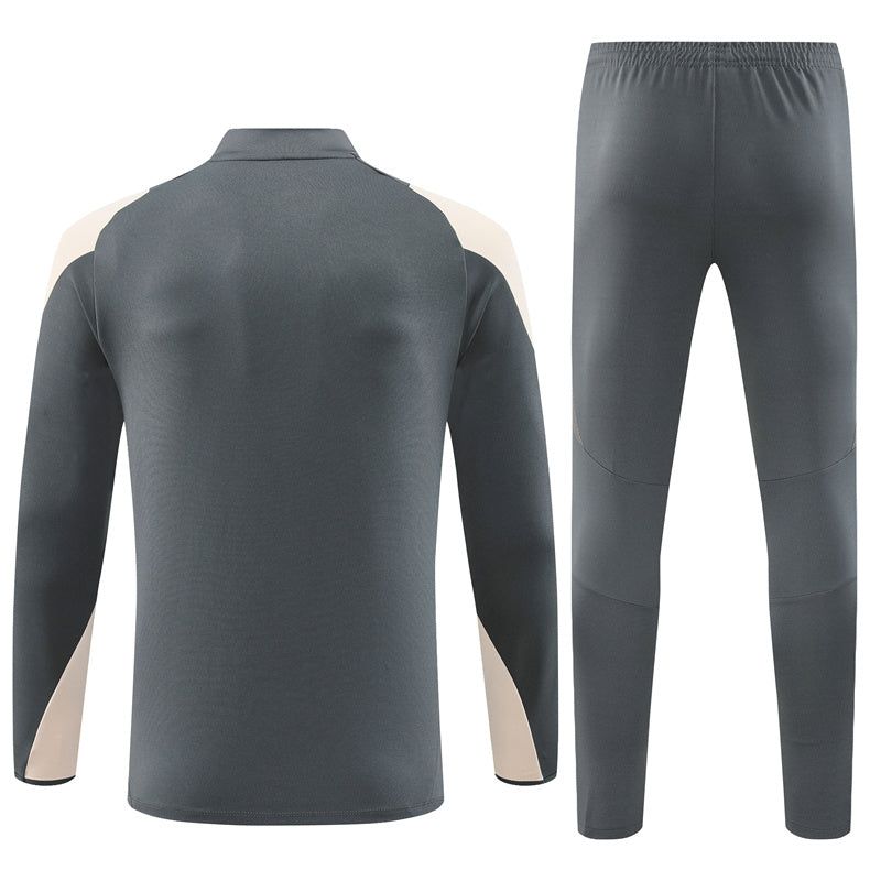 ensemble-survetement-real-madrid-saison-2024-2025-veste-et-pantalon conjunto fato de treino Real Madrid época 2024 2025 casaco e calças