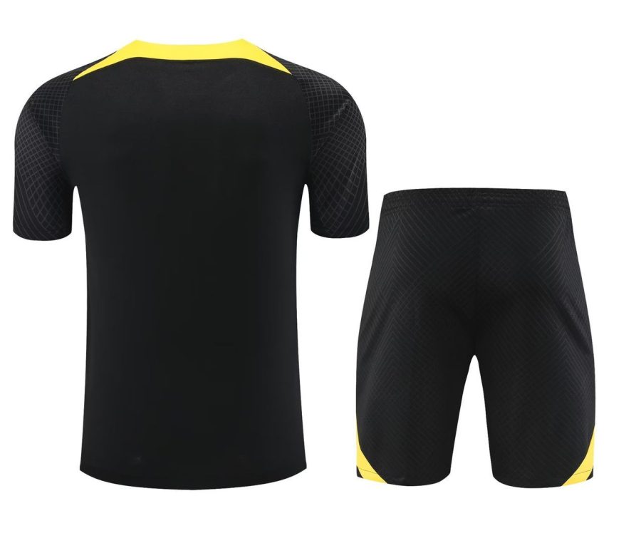ensemble-training-paris-saint-germain-noir-et-jaune-saison-2023-2024 Conjunto de treino Paris Saint Germain preto e amarelo época 2023 2024