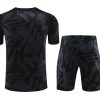Conjunto treino PSG preto temporada 2023 2024 para treino futebol