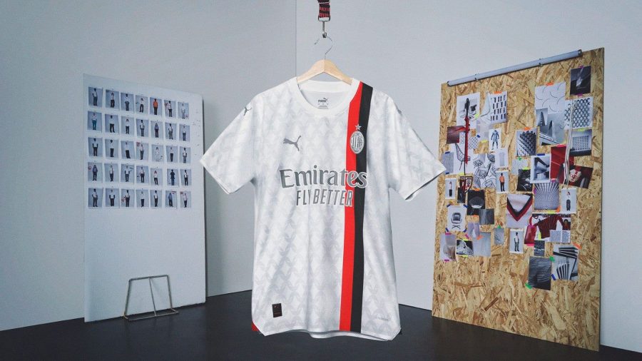 jersey-football-ac-milan-exterieur-rouge-noir-equipement-supporter jersey football AC Milan extérieur rouge noir équipement supporter