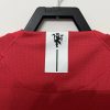 jersey-football-manchester-united-rouge-manches-longues-tenue-domicile-vintage Jersey futebol Manchester United vermelho mangas compridas equipamento principal vintage