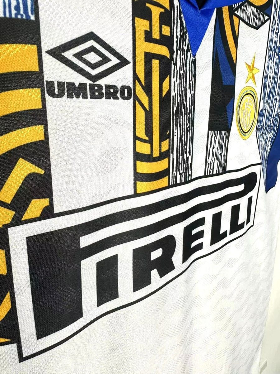 Jersey Inter Milan alternativa retro coleção adepto Nerazzurri