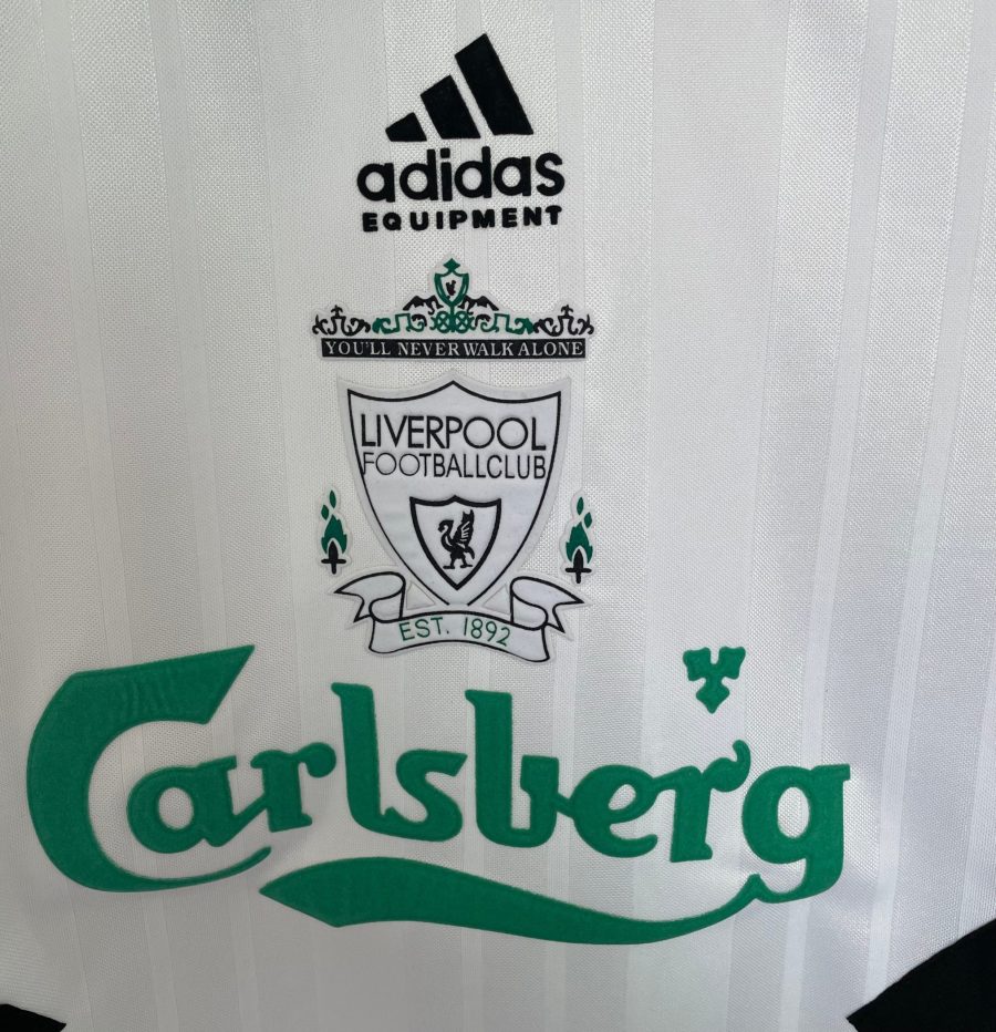camisola Liverpool FC retro alternativa mangas compridas época 1993 1994