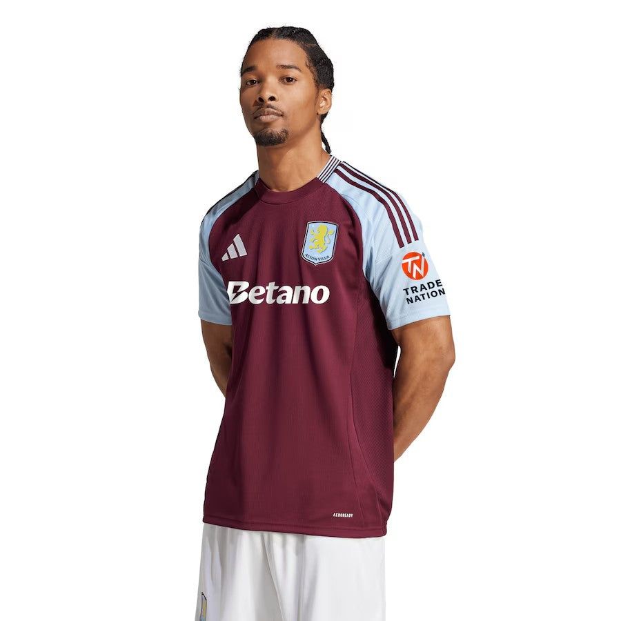 Camisola oficial Aston Villa Home 2024 2025 para adepto