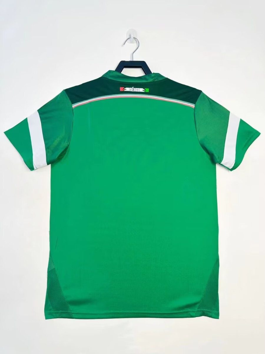 Camisola oficial equipa nacional do México verde e vermelha