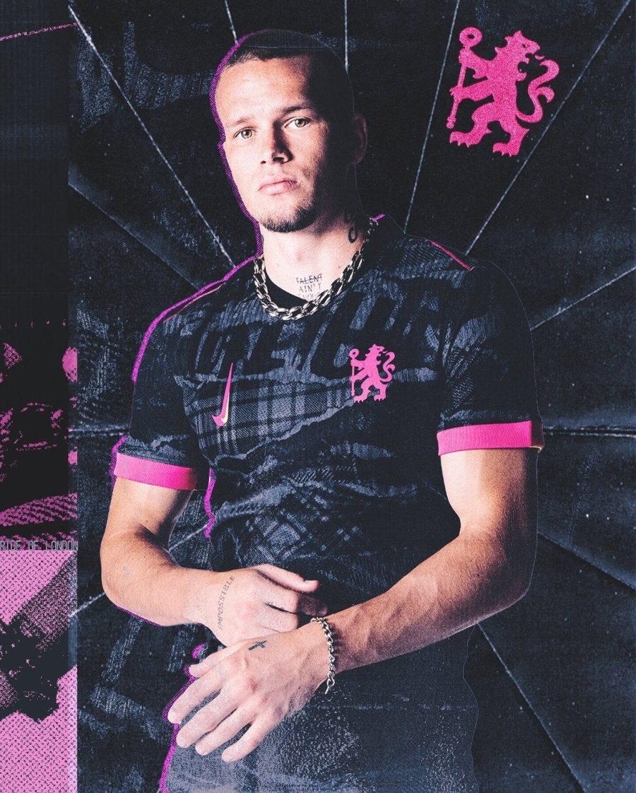 jersey third Chelsea FC bleu design moderne pour supporters collection deux mille vingt quatre deux mille vingt cinq