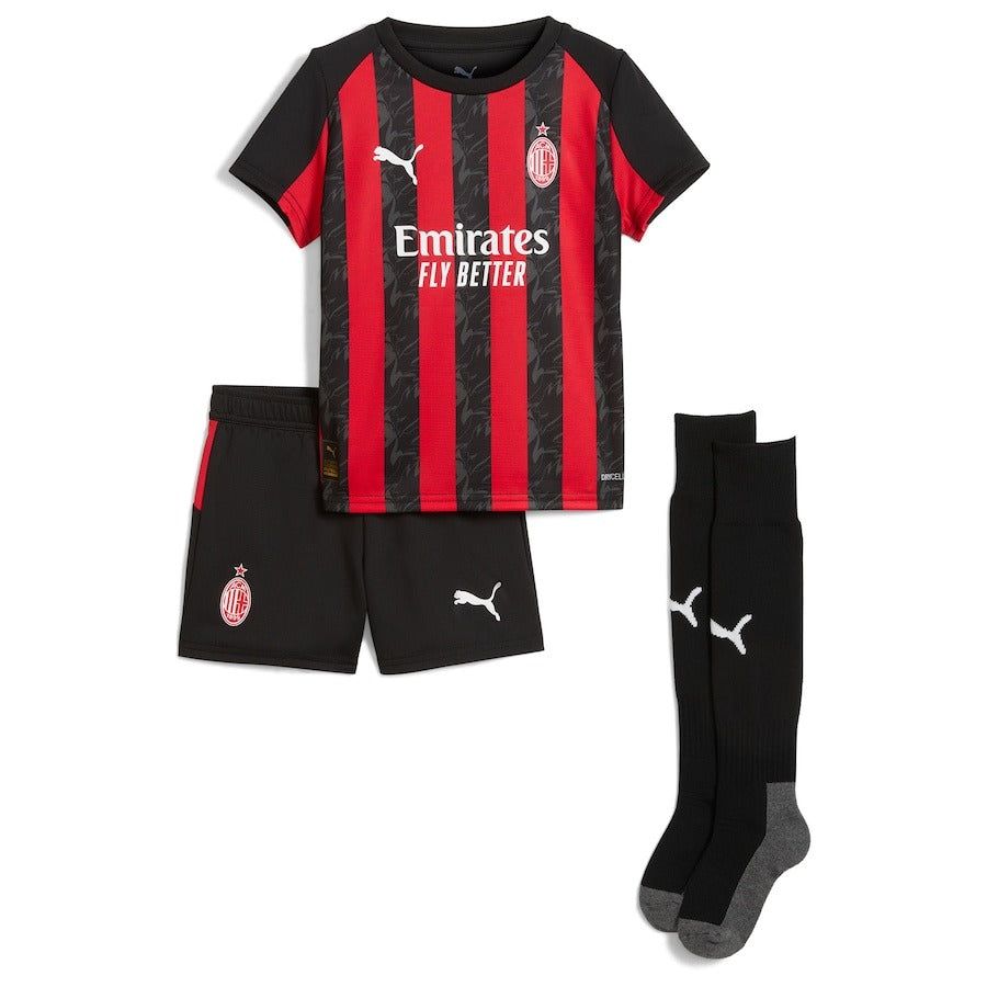 KIT CRIANÇA AC MILAN PRINCIPAL 2025-2026