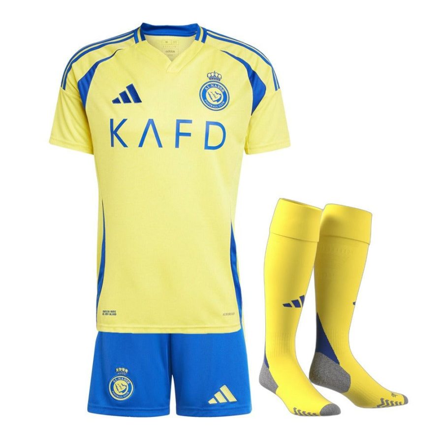 kit-enfant-al-nassr-fc-domicile-2024-2025 KIT CRIANÇA AL NASSR FC PRINCIPAL 2024-2025