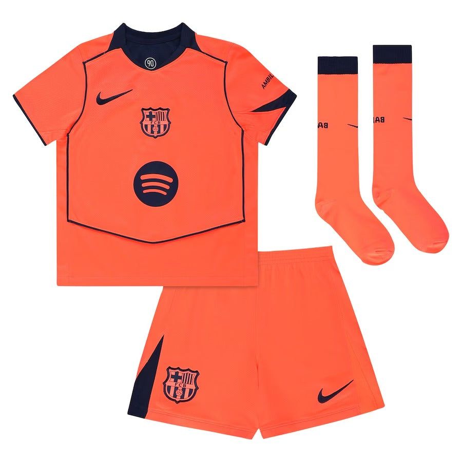 kit-enfant-fc-barcelona-third-3e-maillot-2025-2026 Kit criança FC Barcelona – Third 3.ª camisola 2025-2026