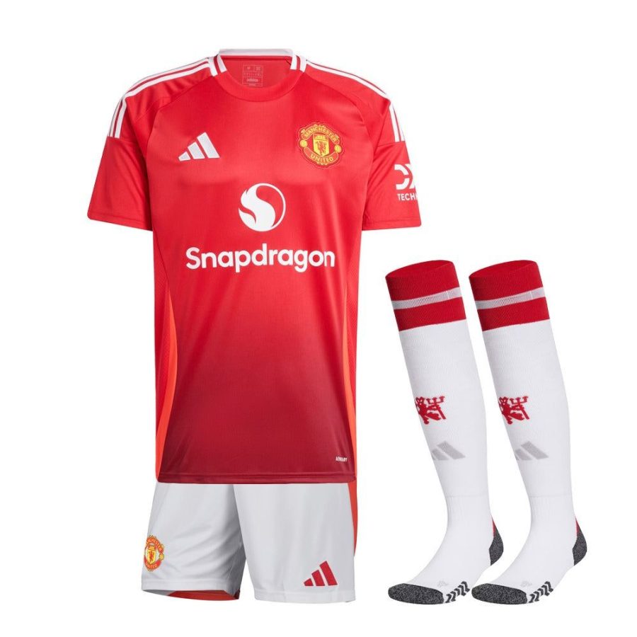 kit-enfant-manchester-united-domicile-2024-2025 KIT CRIANÇA MANCHESTER UNITED PRINCIPAL 2024-2025