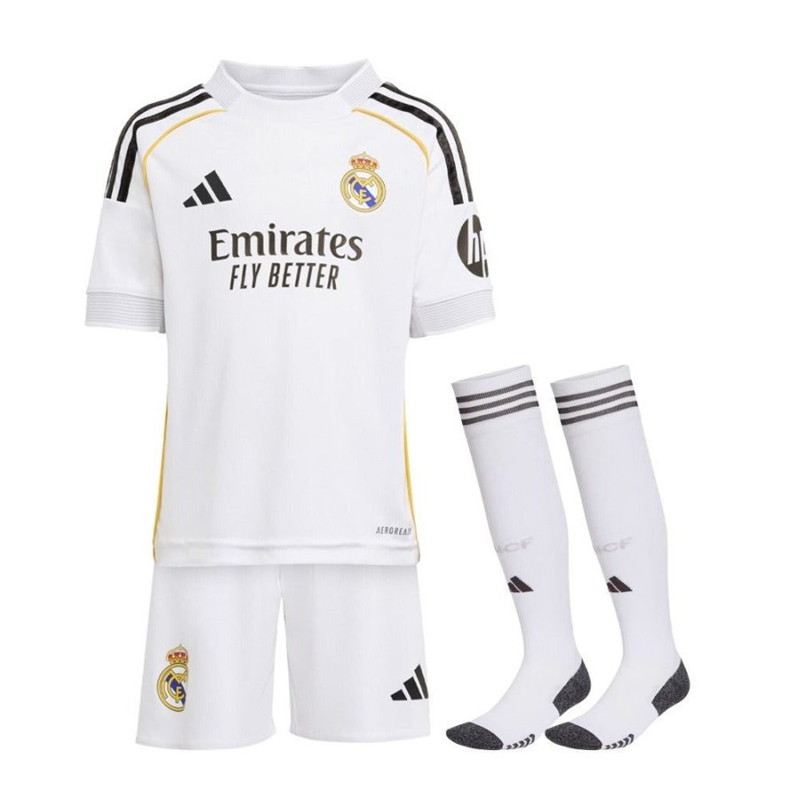 KIT CRIANÇA REAL MADRID PRINCIPAL 2025-2026