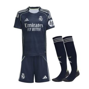KIT CRIANÇA REAL MADRID ALTERNATIVA 2025-2026