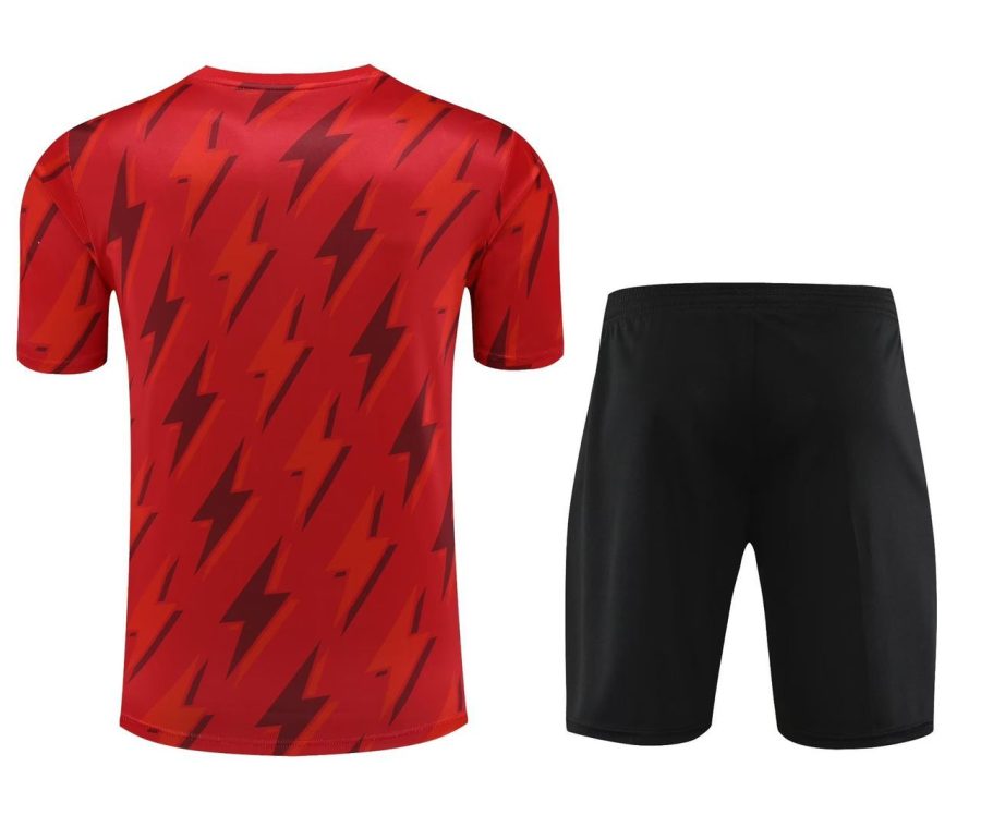 kit de treino Arsenal vermelho época 2023 2024 equipamento desportivo futebol