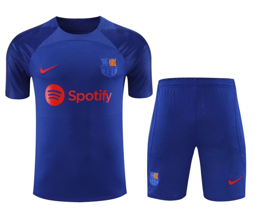 KIT TRAINING FC BARCELONA BLEU 2 20232024