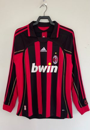 maillot-ac-milan-manches-longues-domicile-20062007 MAILLOT AC MILAN MANCHES LONGUES DOMICILE 20062007
