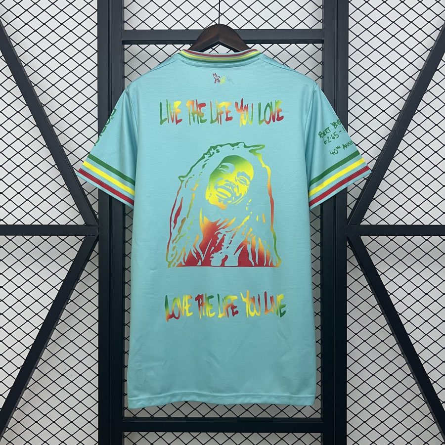 maillot-ajax-amsterdam-edition-speciale-bob-marley-saison-2025-2026 Camisola Ajax Amesterdão edição especial Bob Marley época 2025 2026