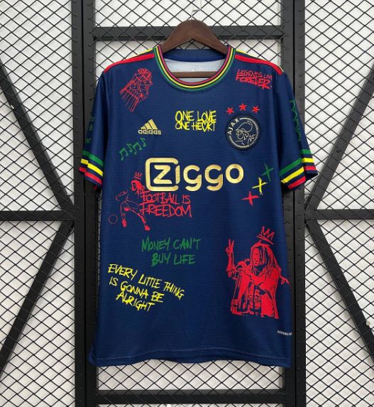 CAMISOLA AJAX AMESTERDÃO ESPECIAL BOB MARLEY 20252026