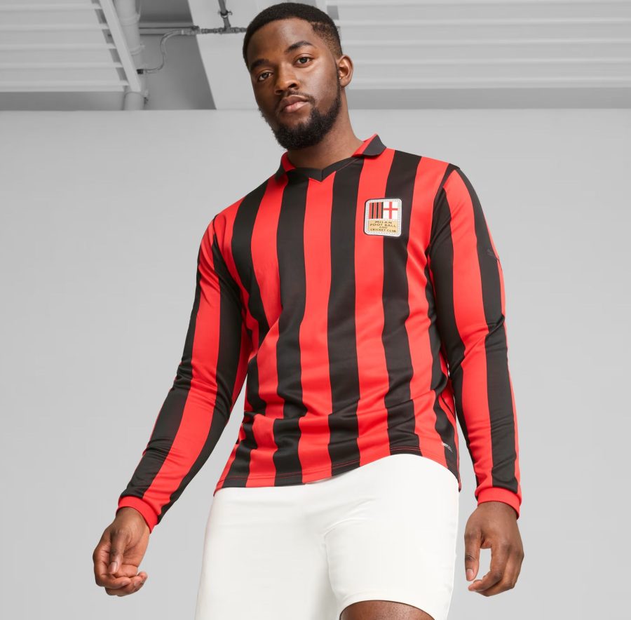maillot anniversaire AC Milan saison deux mille vingt quatre deux mille vingt cinq édition spéciale