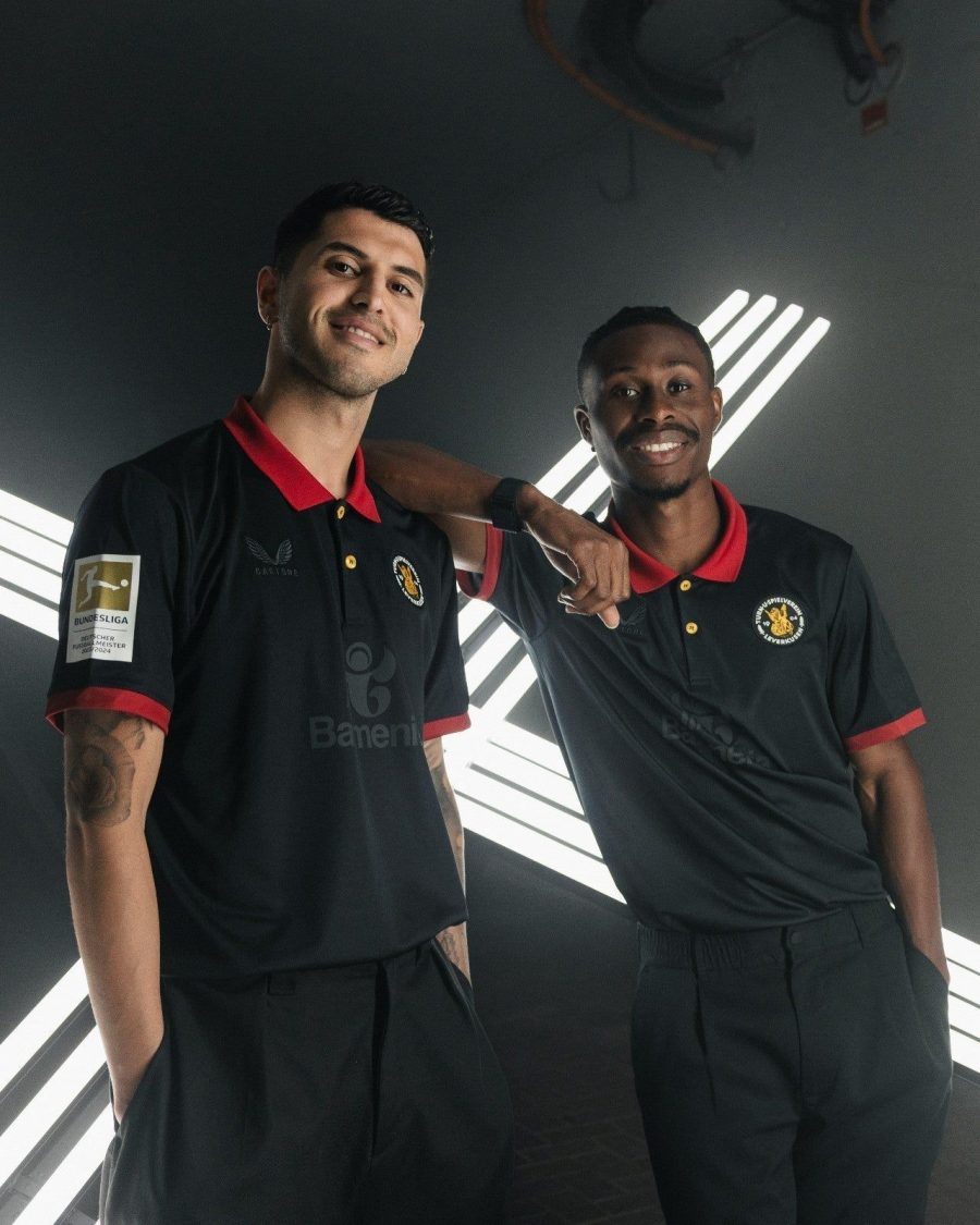 maillot-anniversaire-du-bayer-leverkusen-saison-2024-2025 camisola aniversário do Bayer Leverkusen época 2024 2025