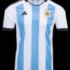 CAMISOLA ARGENTINA 3 ESTRELAS PRINCIPAL MUNDIAL 2022