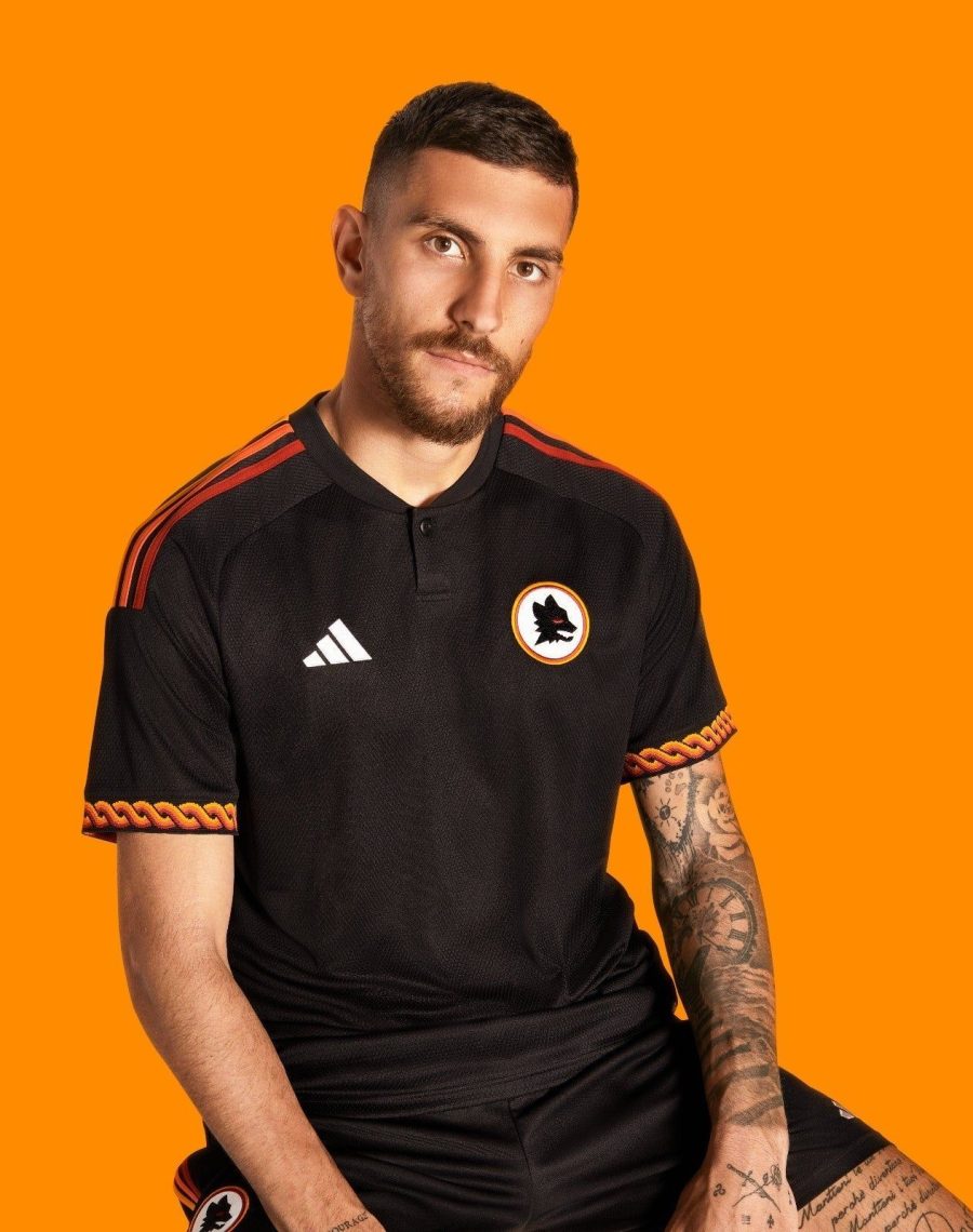 Camisola de futebol AS Roma terceiro equipamento 2023 2024 para adepto