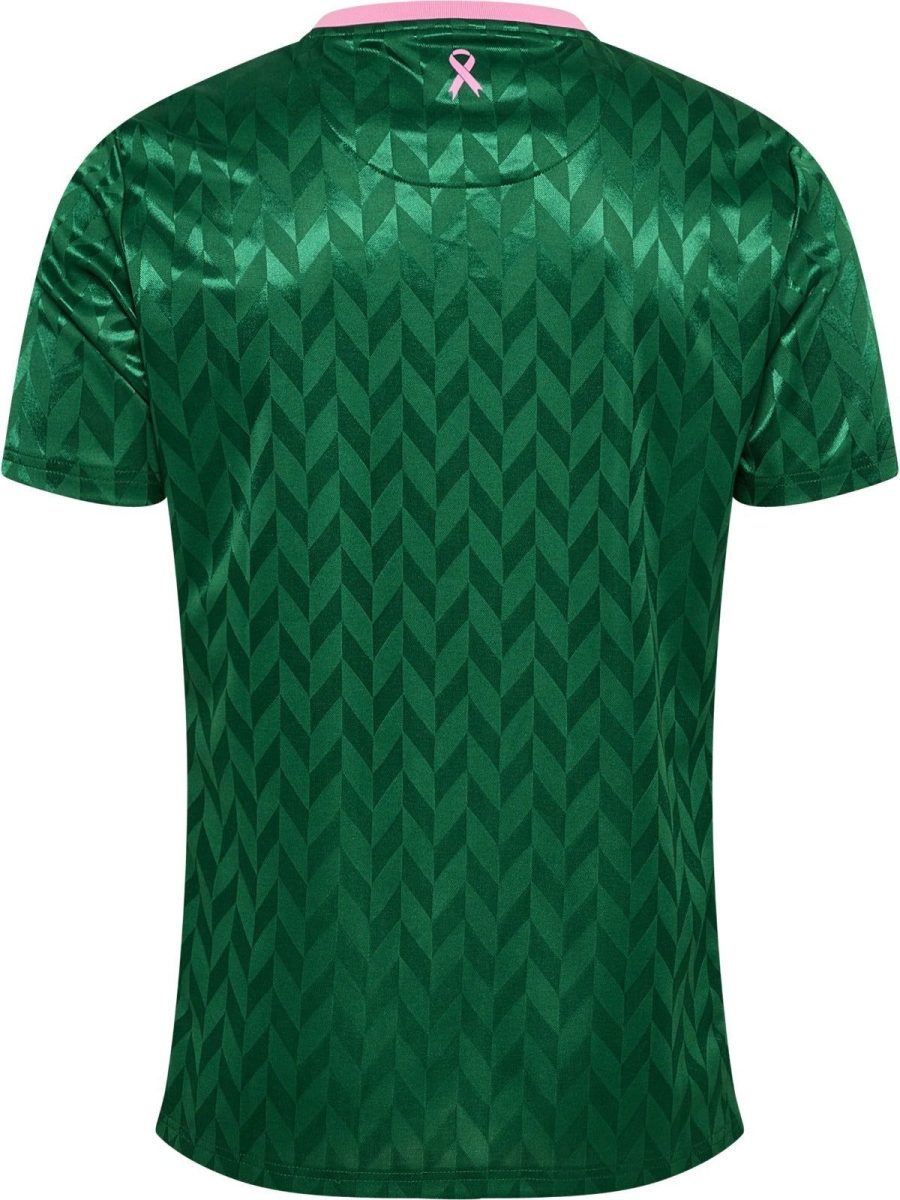 camisola de futebol AS Saint Étienne edição outubro rosa época dois mil vinte e cinco dois mil vinte e seis