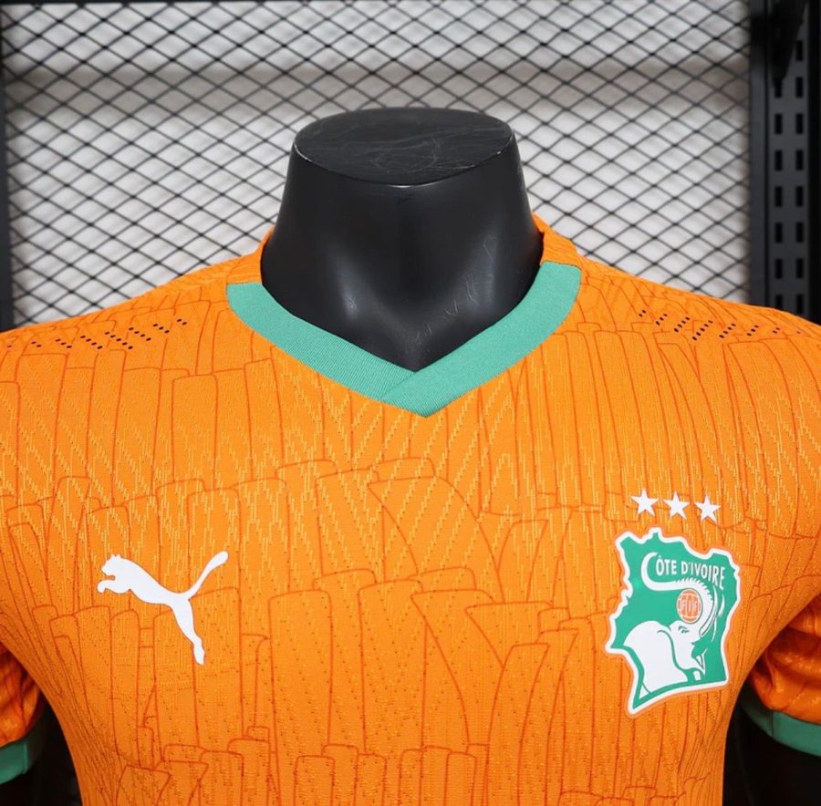 Camisola de futebol Costa do Marfim principal época 2025 equipa oficial dos Elefantes
