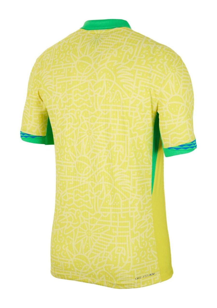 maillot-de-football-du-bresil-domicile-saison-2024-jaune-et-vert camisola de futebol do Brasil principal temporada 2024 amarela e verde
