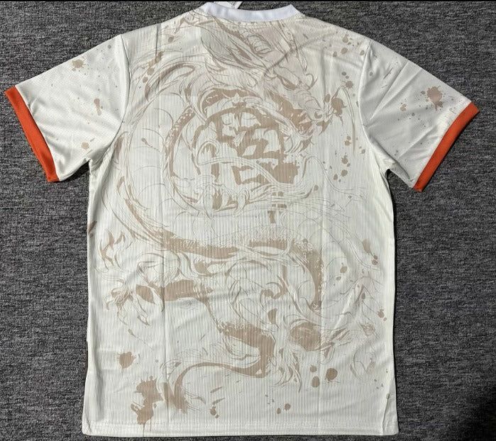 Camisola de futebol Japão edição especial inspiração Dragon Ball Z época 2025 2026
