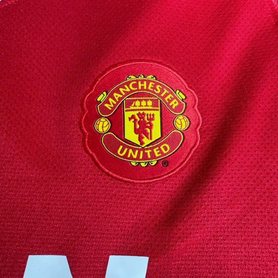 maillot-de-football-manchester-united-rouge-domicile-2010-2011 camisola de futebol Manchester United vermelha principal 2010 2011