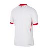 camisola de futebol Polónia principal 2024 branca e vermelha