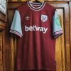 camisola de futebol West Ham United cor bordéus principal