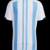 Camisola da Argentina Principal Mundial 2022 jersey oficial azul e branco