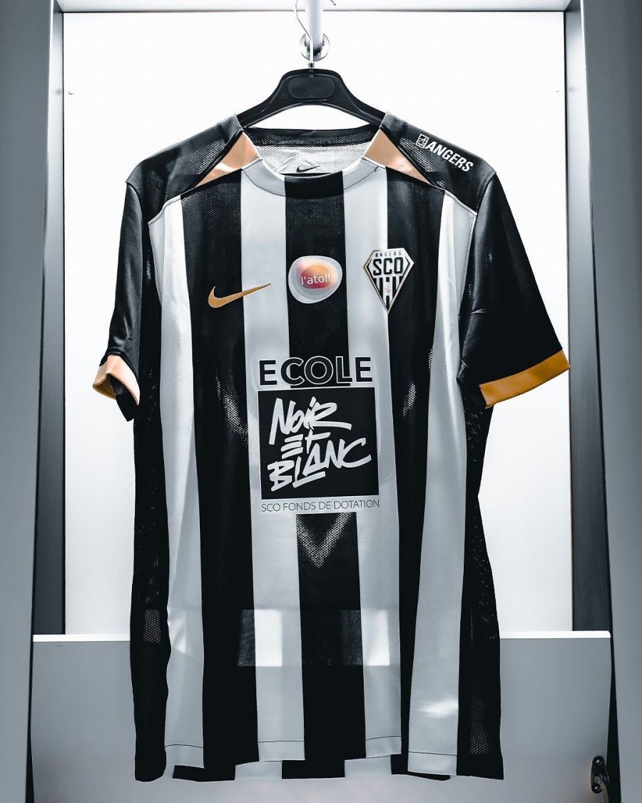 camisola principal Angers SCO época 2025 2026 equipamento oficial de futebol
