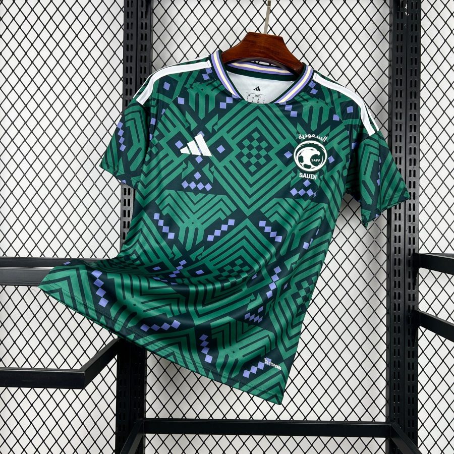 Camisola principal Arábia Saudita temporada 2026 verde e branca