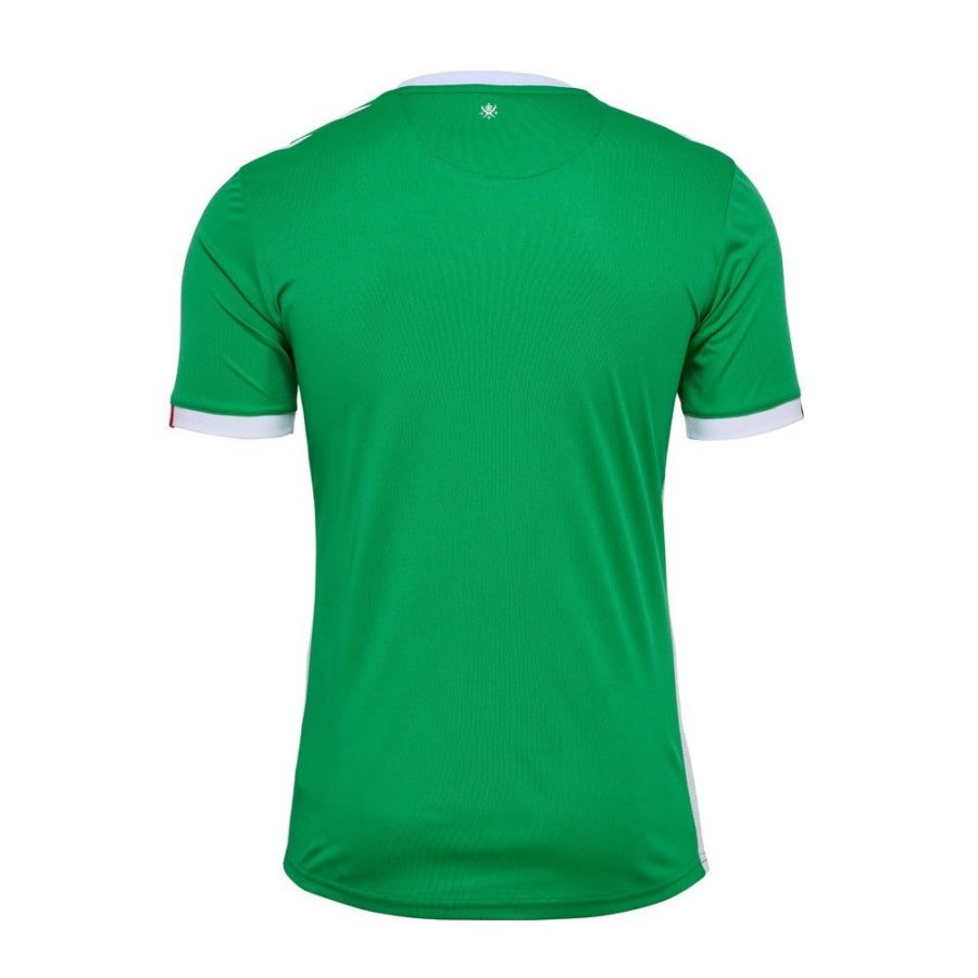 camisola principal AS Saint Étienne temporada 2024 2025 verde e branca