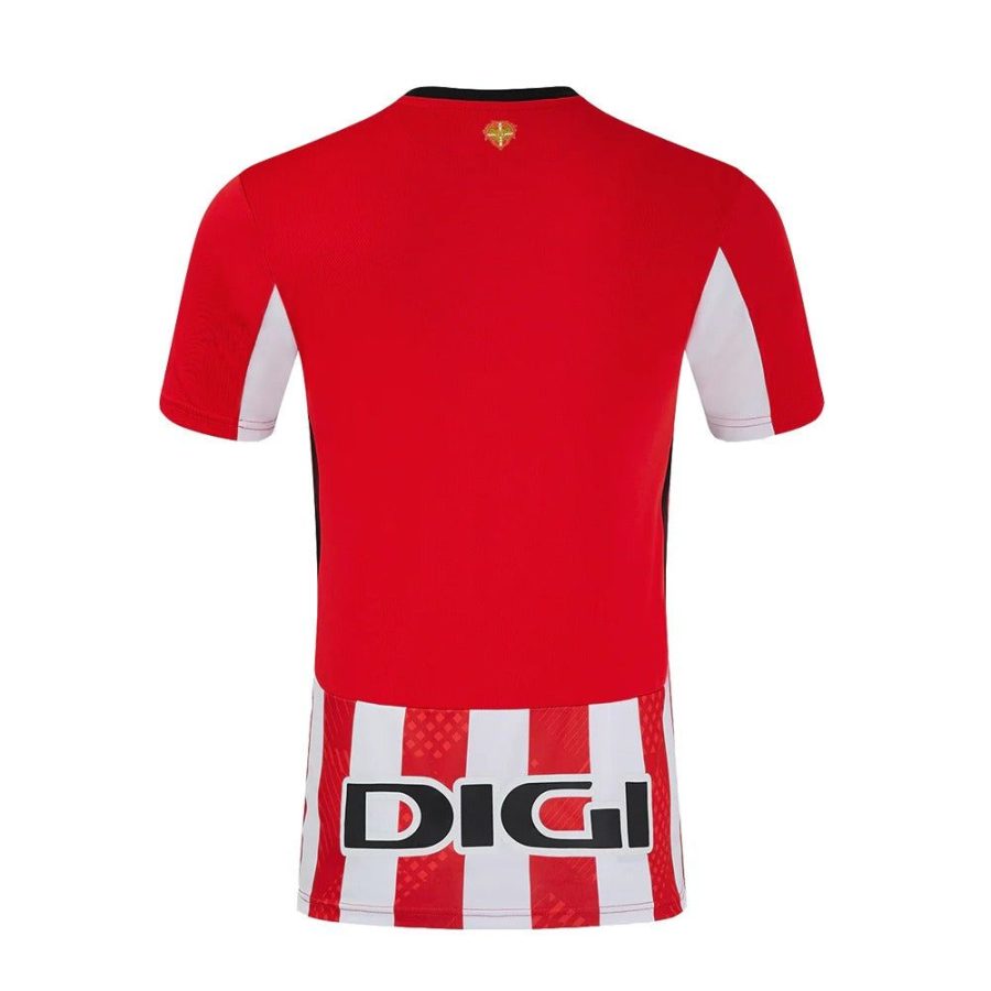 camisola principal Athletic Bilbau época 2024 2025 vermelha e branca