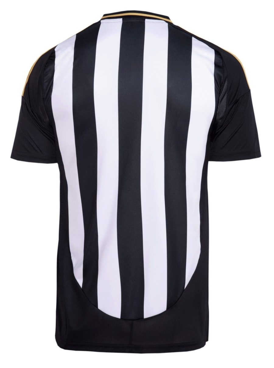 camisola principal Atlético Mineiro 2025 preto e branco oficial