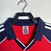 camisola Principal Bayern Munich época 2000 2001 vermelha e branca