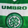 Camisola Principal Celtic FC época 1997 1998 cor verde e branca