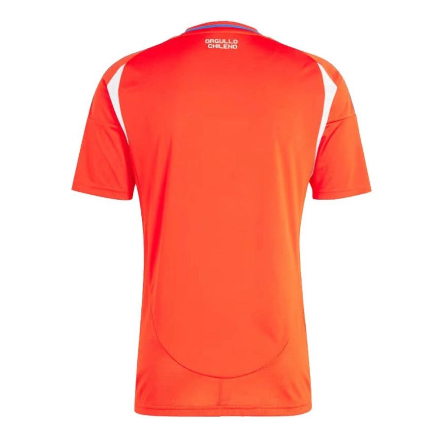 camisola principal Chile 2024 vermelha e azul equipa oficial de futebol