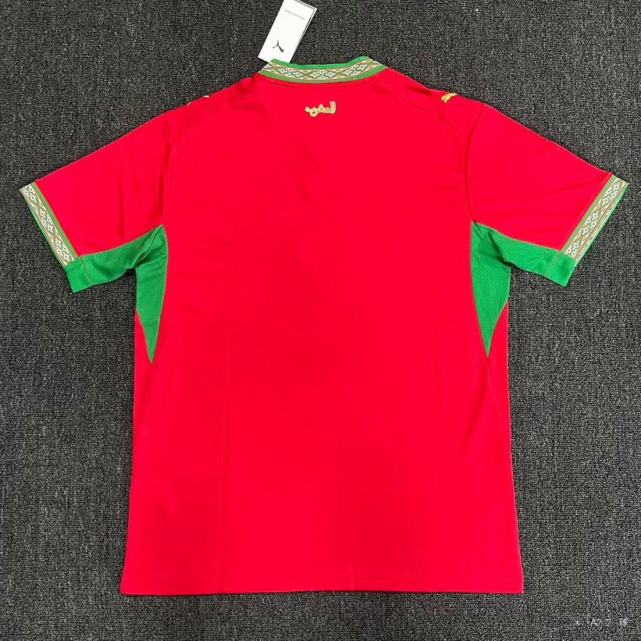 camisola principal do Marrocos época dois mil vinte e seis equipamento oficial de futebol
