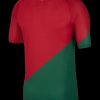 Camisola principal do Portugal vermelha e verde Mundial no Qatar 2022