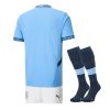 maillot-domicile-enfant-manchester-city-saison-2024-2025 camisola principal criança Manchester City temporada 2024 2025