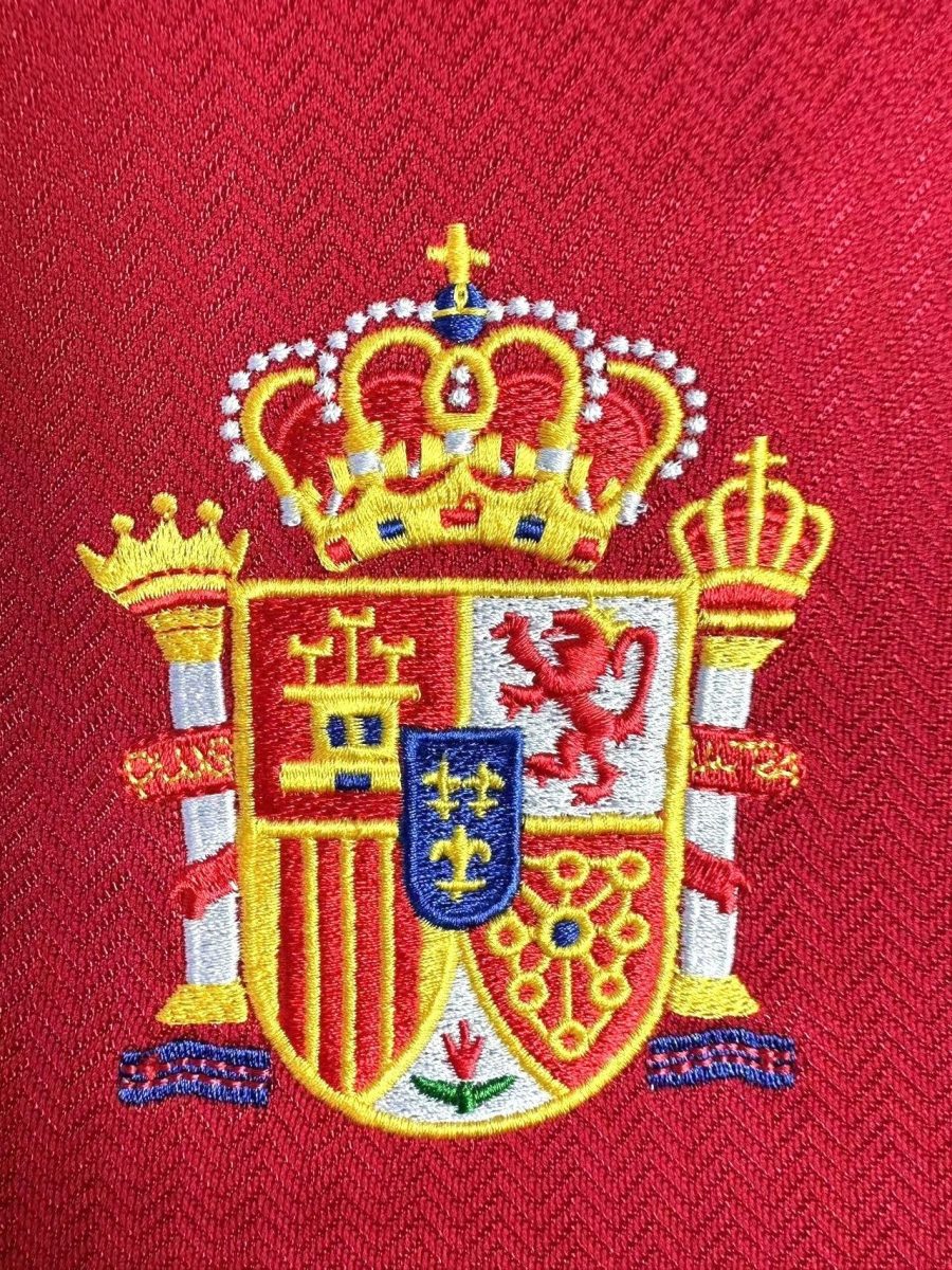 camisola principal Espanha Mundial França mil novecentos e noventa e oito
