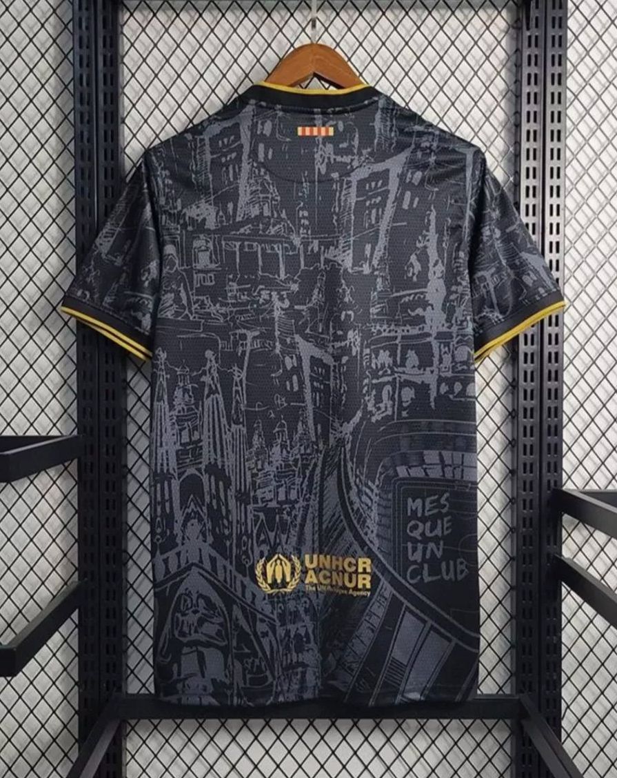 maillot-domicile-fc-barcelona-design-cityscape-saison-deux-mille-vingt-cinq-deux-mille-vingt-six camisola principal FC Barcelona design cityscape época dois mil vinte e cinco dois mil vinte e seis