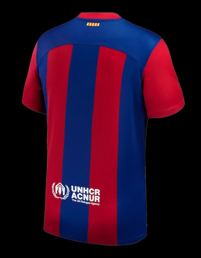 maillot domicile FC Barcelona saison deux mille vingt trois deux mille vingt quatre bleu et rouge